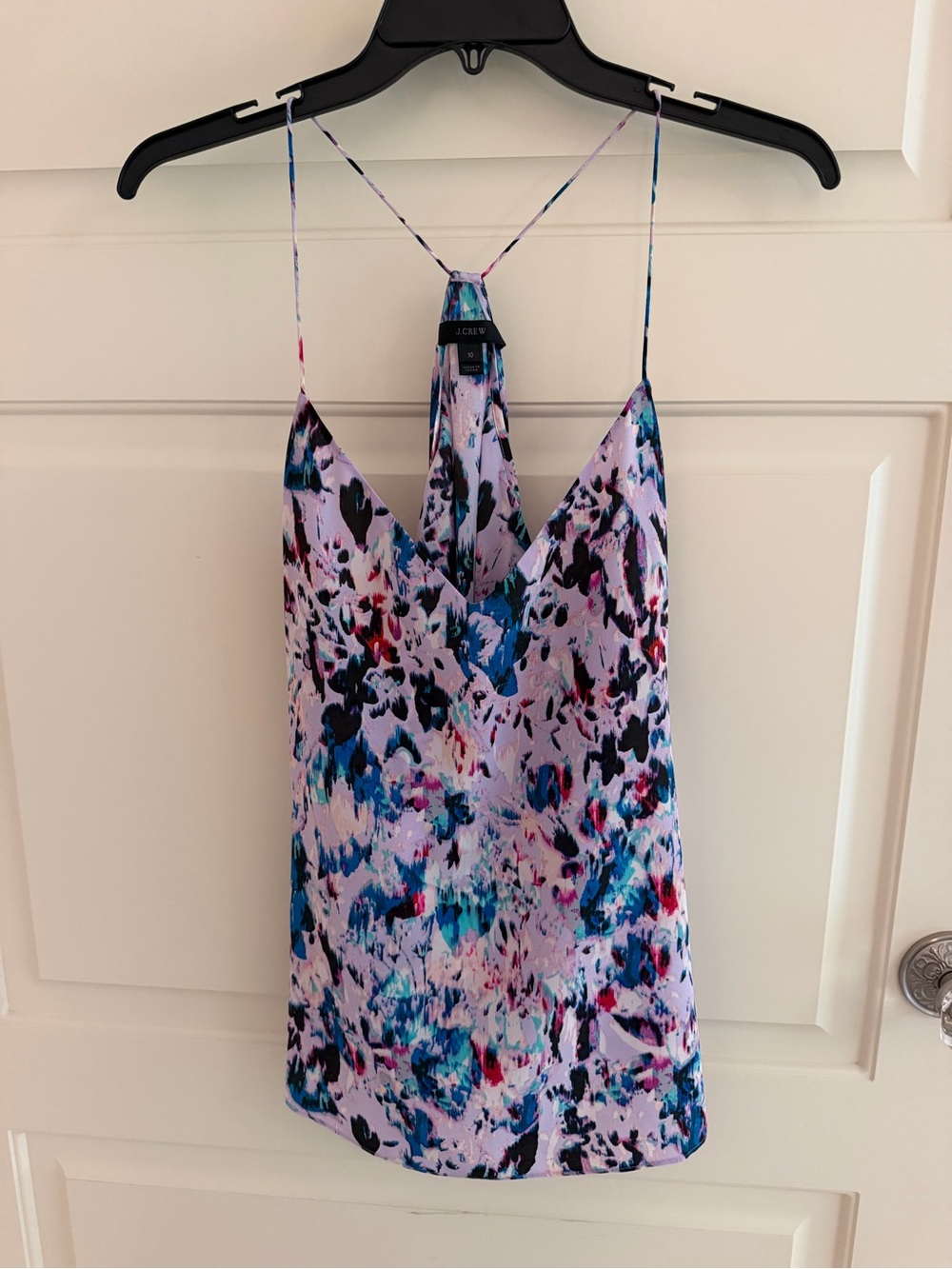 J. Crew Floral Print Silk Camisole NWOT